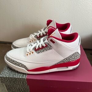 Air Jordan 3 Retro- Cardinal Red